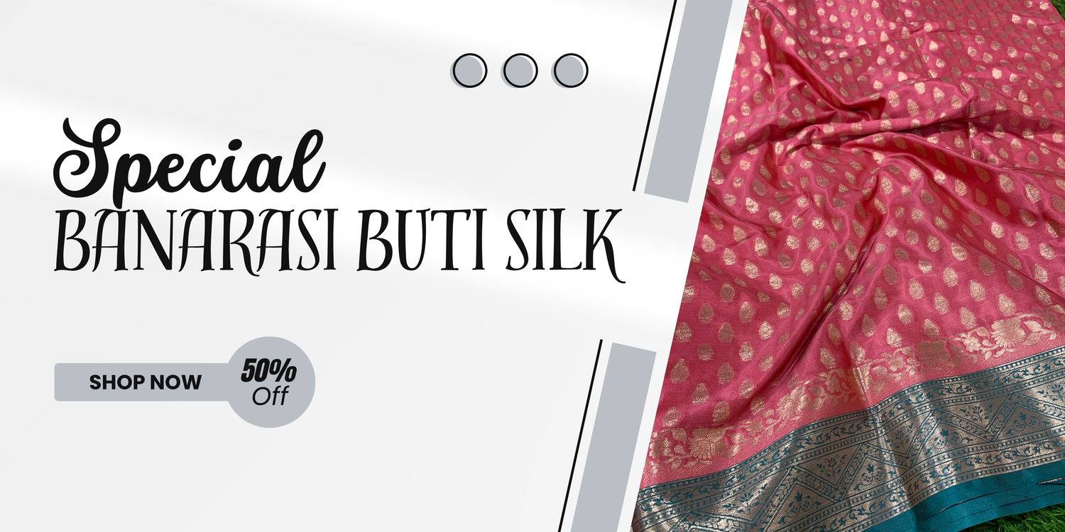 Banarasi buti silk