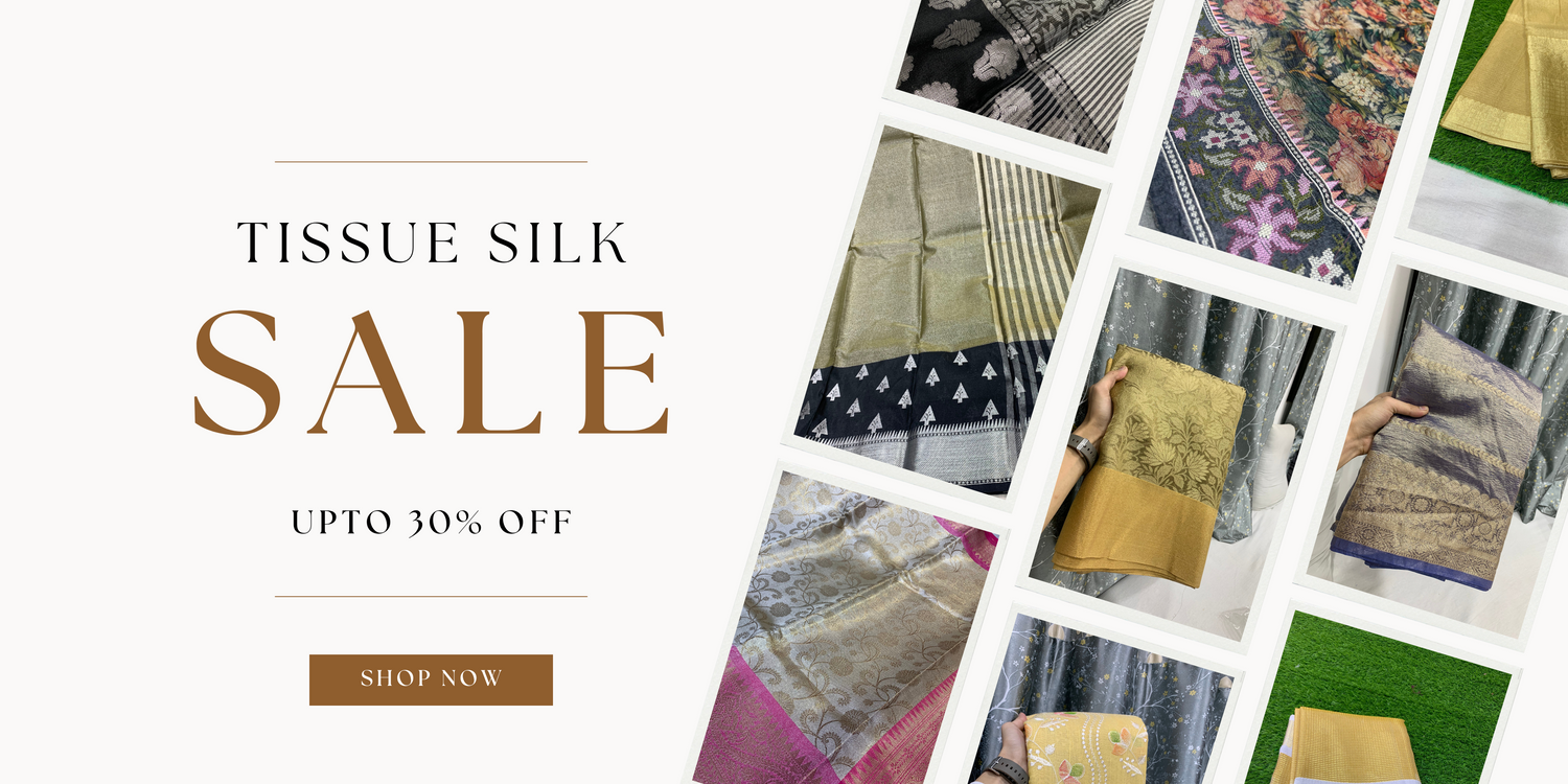 Tissue sarees