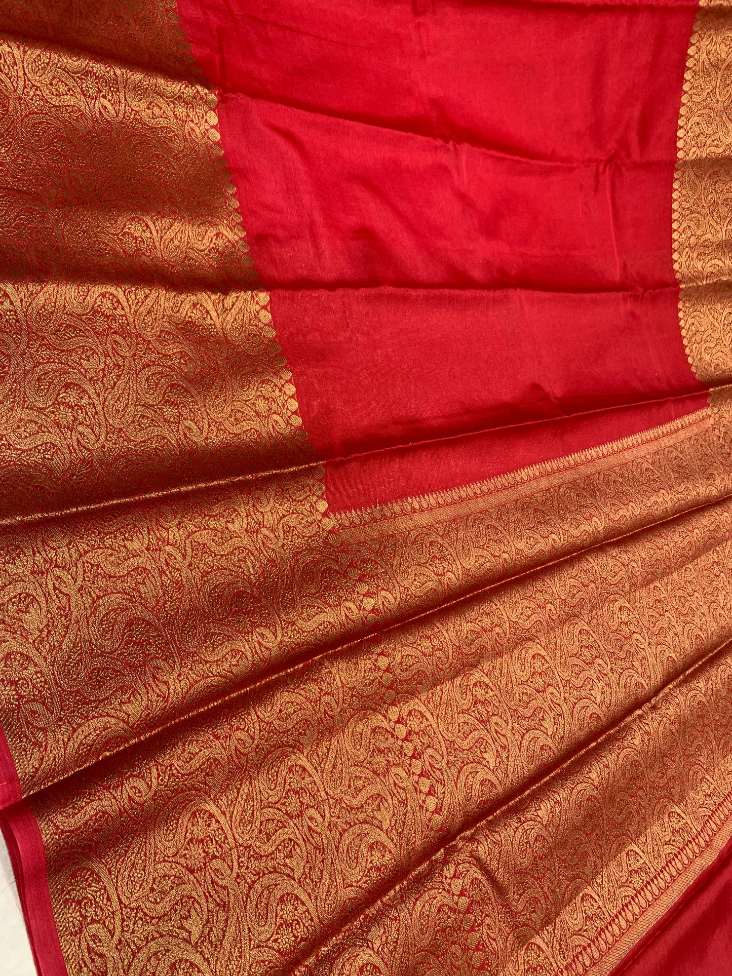 Warm silk saree