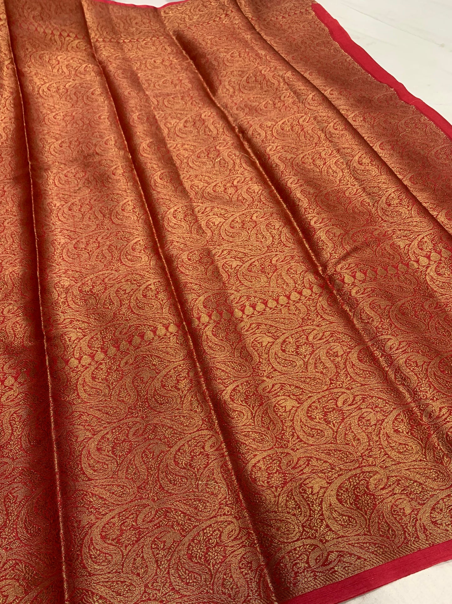 Warm silk saree